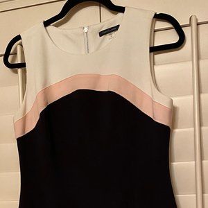 Tommy Hilfiger Tri-colored Sheath Dress Size 8
